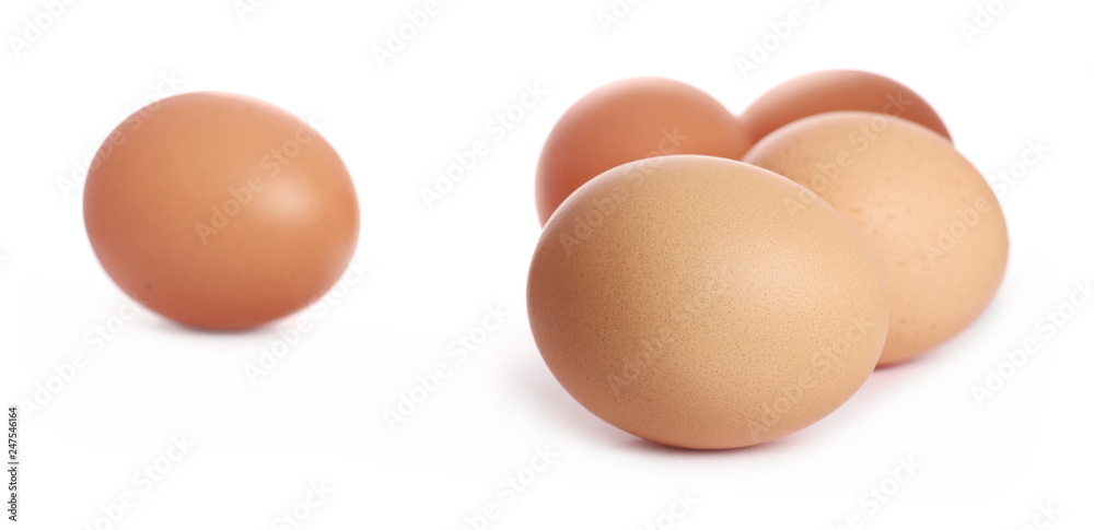 Eggs isolated on white background Eggs isolated on white background