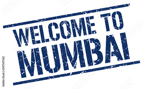 welcome to Mumbai stamp
