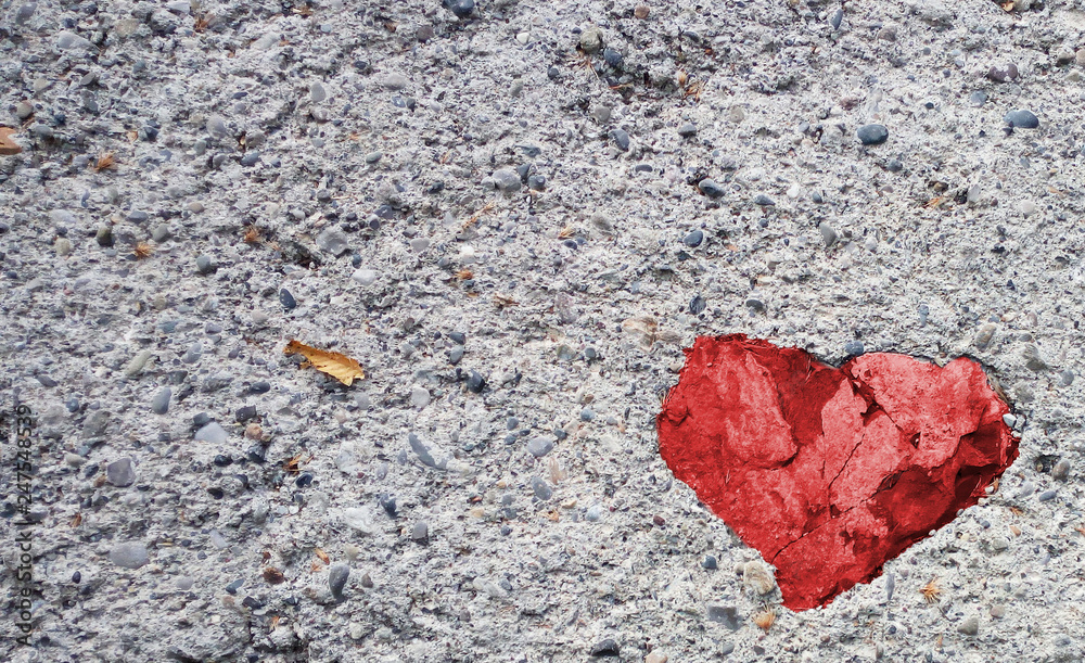 Cuore di pietra - rosso - sanvalentino Cuore di pietra - rosso - sanvalentino