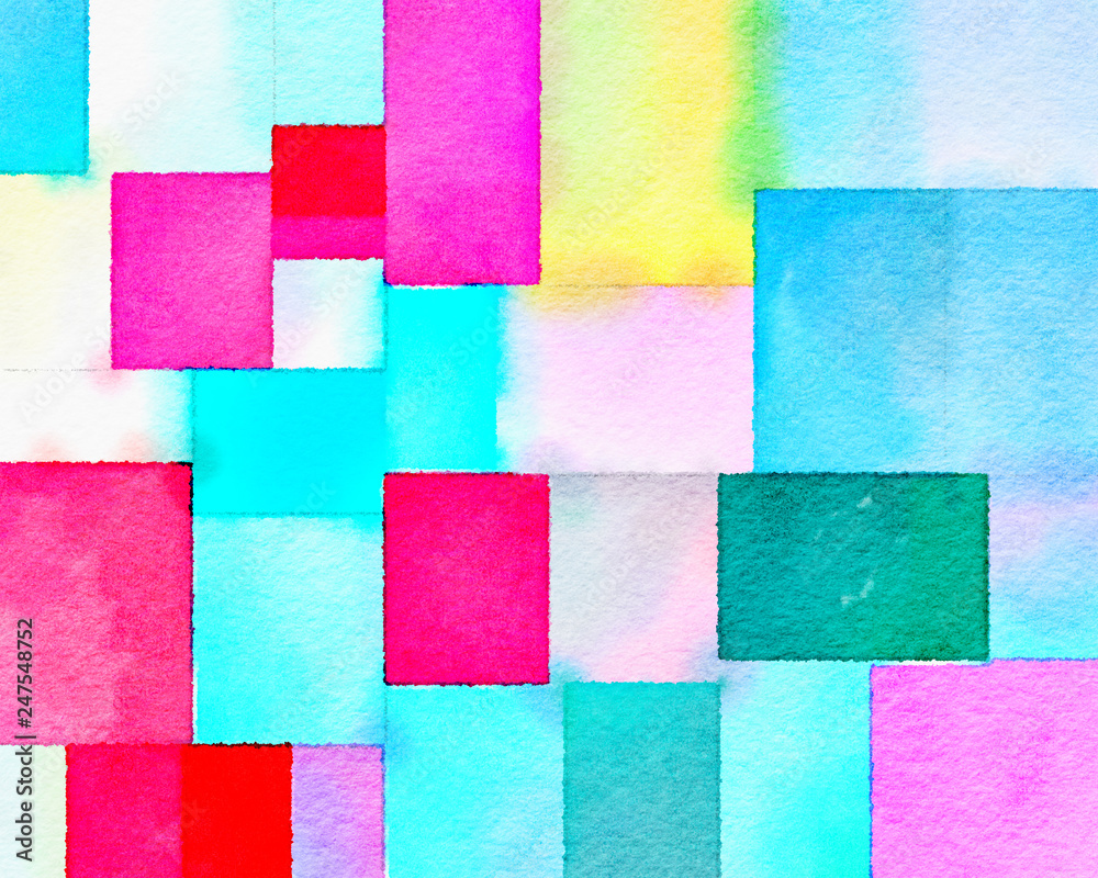 watercolor paint like illustration abstract background