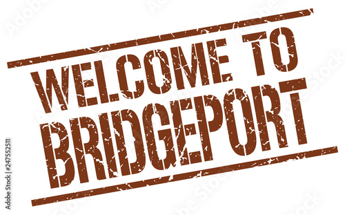welcome to Bridgeport stamp