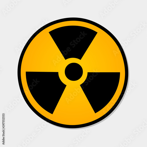 radiation symbol vector illustration