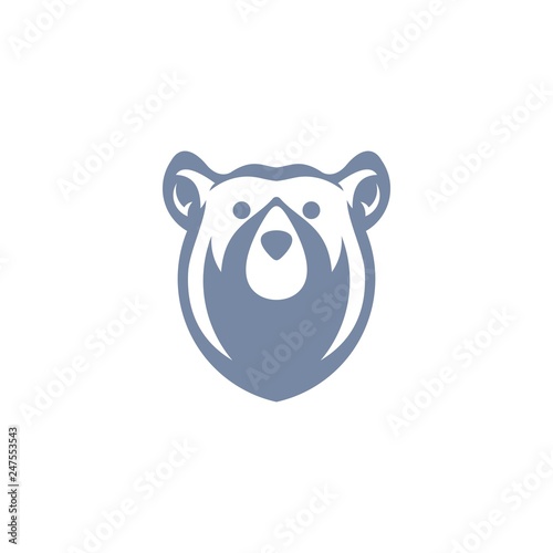 Wild Animal Bear Logo Vector