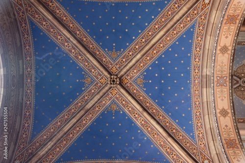 Ceiling of the church