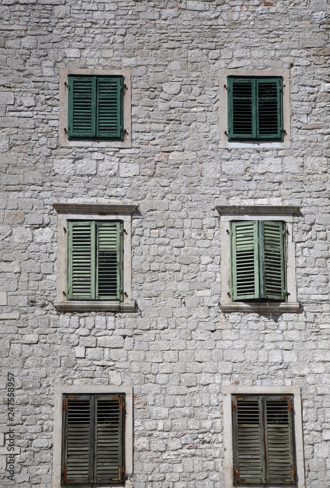 Ancient building in Sibenik, Croatia