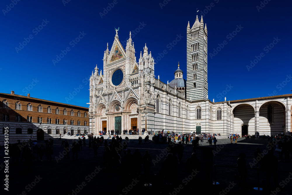 Siena, Toskana, Italien, Dom, Cattedrale di Santa Maria Assunta, Uebersicht