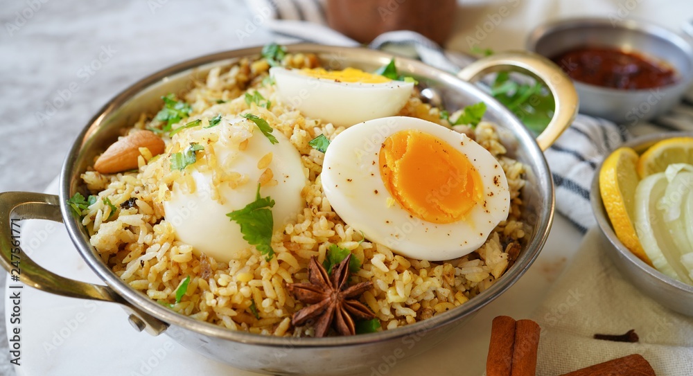 Homemade Egg Biryani / Pilaf or Pulav Homemade Egg Biryani / Pilaf or Pulav