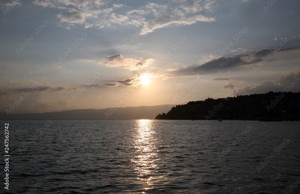 Ohrid lake, Macedonia Ohrid lake, Macedonia