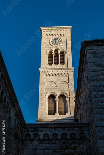Tower clock of church of  st. Joseph in Nazareth, Israel