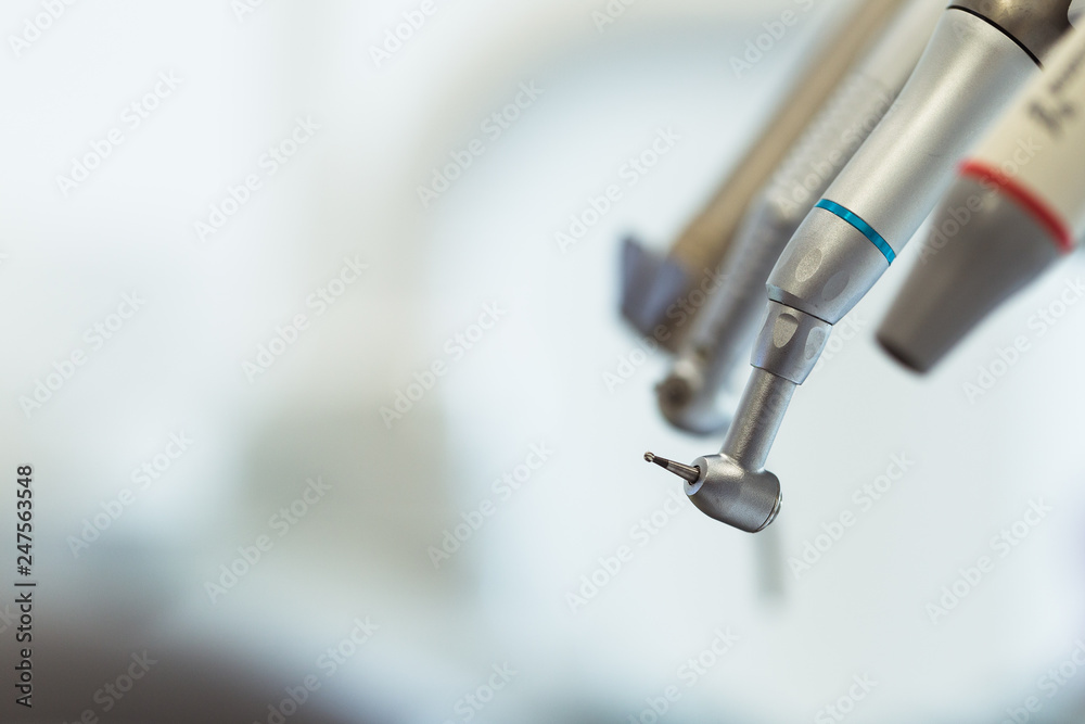 Closeup of a modern dentist tools Closeup of a modern dentist tools