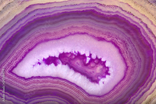 dark lilac agate mineral close-up