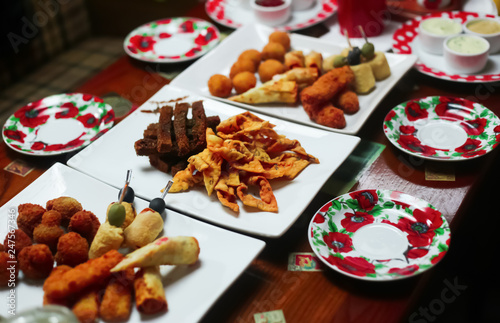 food in the restaurant