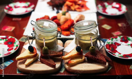 Food in a countryside cafe 