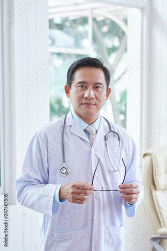 Doctor standing at hospital