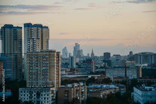 Moscow Skyline at Golden Hour © Nejc