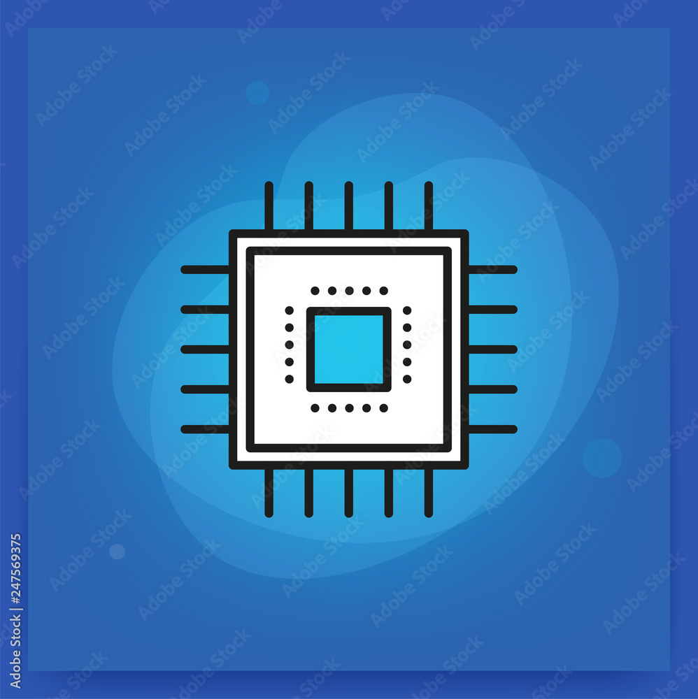 PROCESSOR LINE ICON