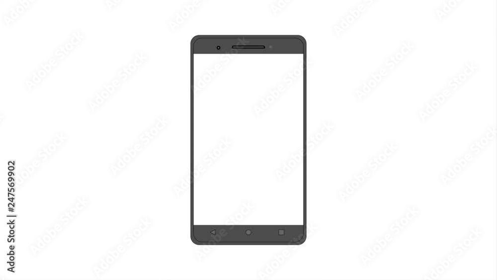 mobile animation zoom effect white background mobile animation zoom effect white background