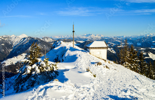 Winter on Mount Erlerberg, Austria