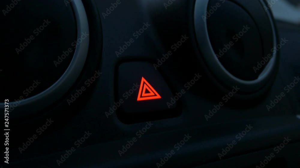 Close up malfunction indicator light is blinking. Close up malfunction indicator light is blinking.