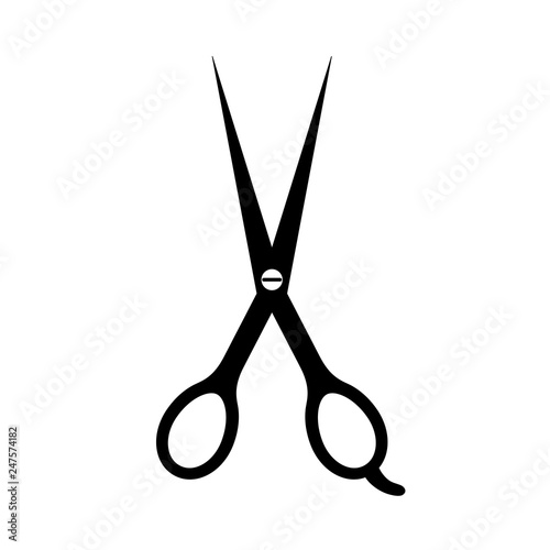 Hairdressers professional scissors icon