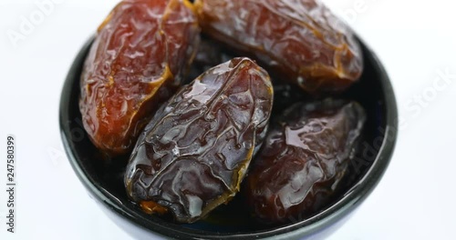 palm fruit on white background