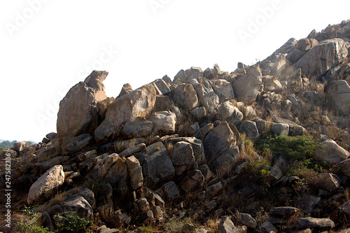 Rcky Hill near Thonanuru Lake photo