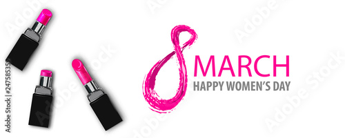 8 march happy womens fashion day