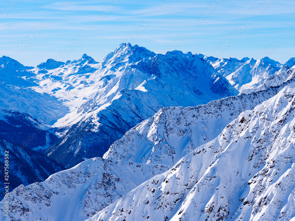 Naklejka premium Austria tirol Alps