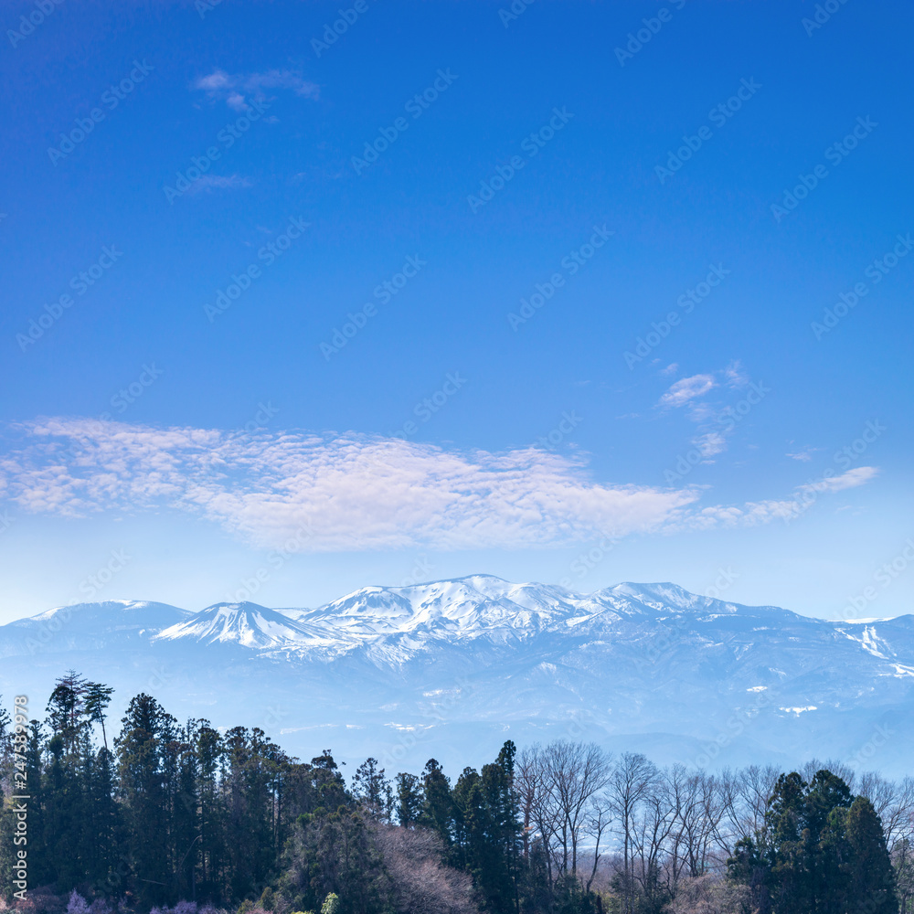Mounten Zao national park in winter season , Miyagi, Japan.