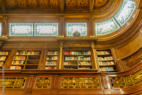 Elegant Library Interior View photo