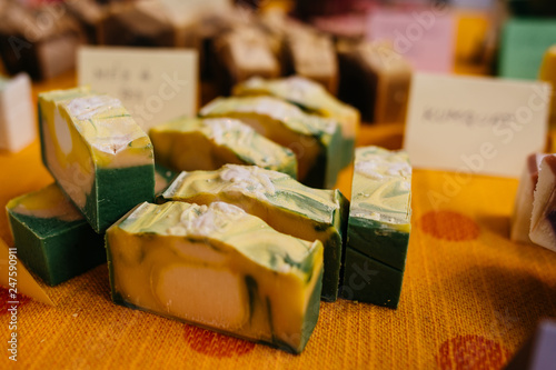 various types of soap photo