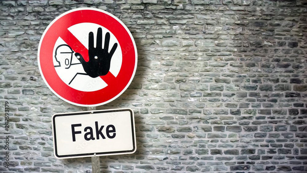 Sign 389 - Fake