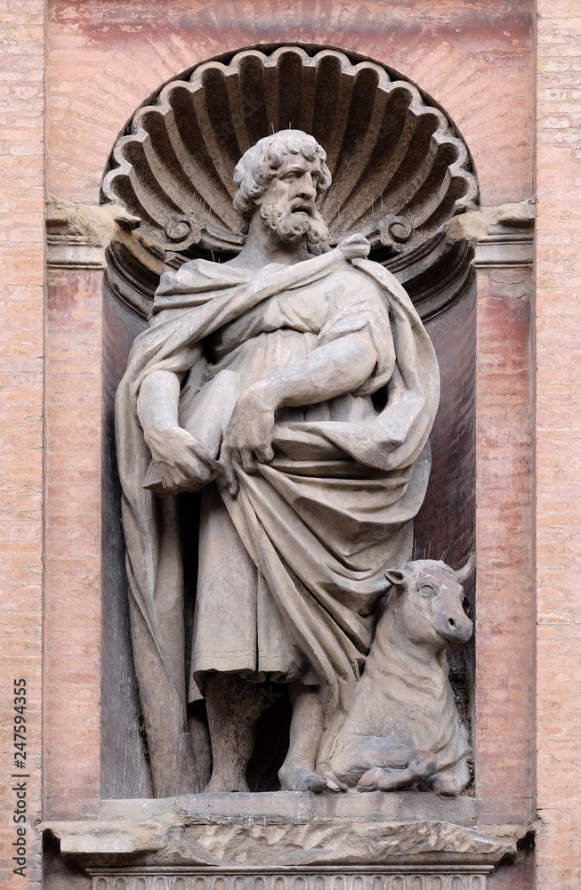 Saint Luke the Evangelist, Church of SS. Salvatore. Bologna. Emilia-Romagna. Italy.