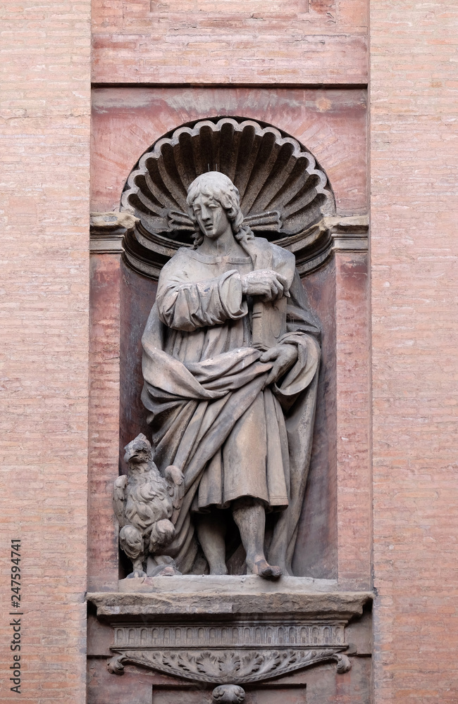 Saint John the Evangelist, Church of SS. Salvatore. Bologna. Emilia-Romagna. Italy.