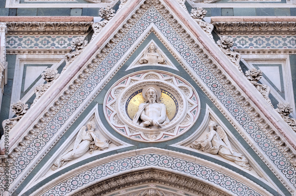 Christ Bound, Portal of Cattedrale di Santa Maria del Fiore (Cathedral of Saint Mary of the Flower), Florence, Italy