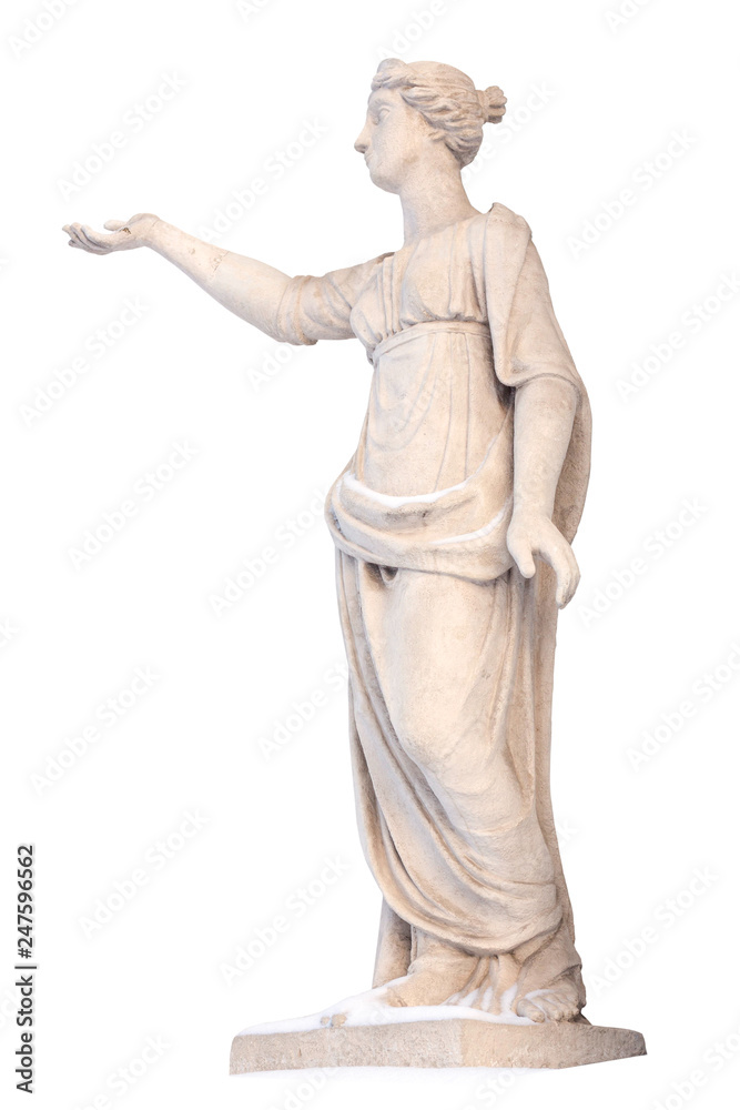 Sculpture of the ancient Greek god Latona, isolate - Image