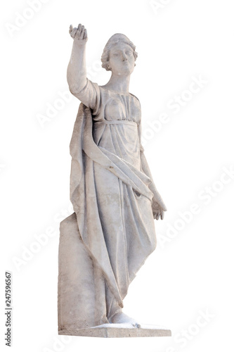Sculpture of the ancient Greek god Latona, isolate - Image