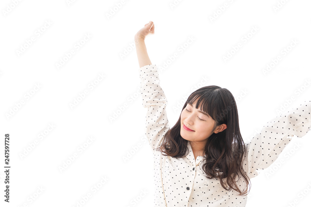 目覚める女性 目覚める女性