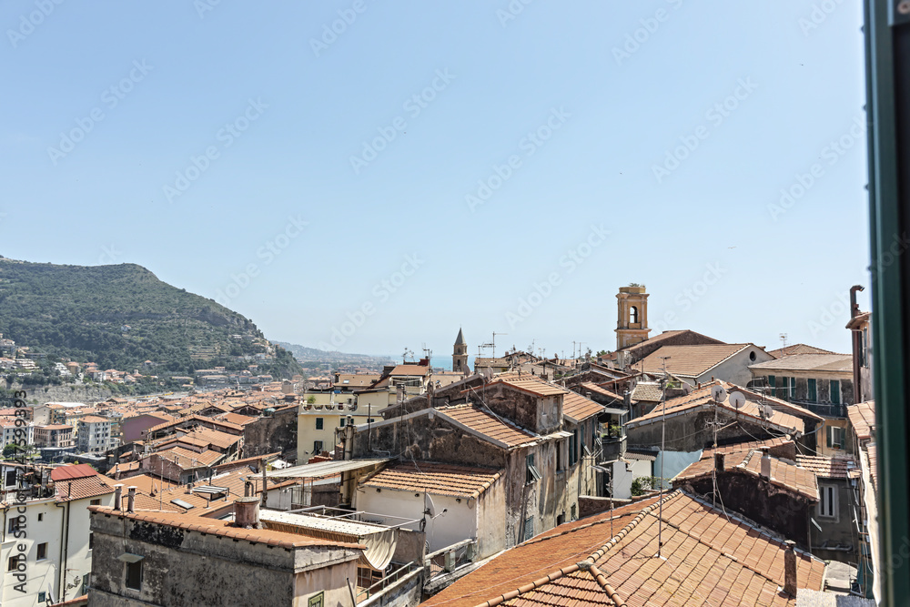 tetti di Ventimiglia borgo Italia