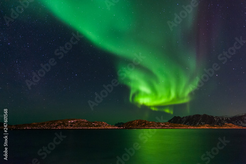 luci del nord, aurora boreale in norvegia