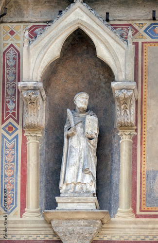 Saint Peter Martyr, Loggia del Bigallo on Piazza San Giovanni in Florence, Italy