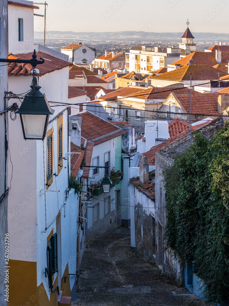 Street in Palmela, Portugal