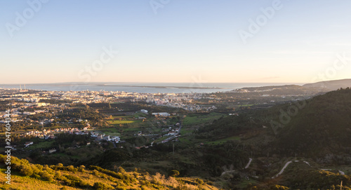 View of Setubal as seen from the Palmela Castle, Portugal © MagdalenaPaluchowska