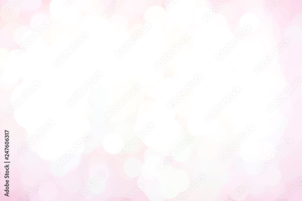 Blured bright background from shining bokeh circles in defocus. Pink colored. Blured bright background from shining bokeh circles in defocus. Pink colored.