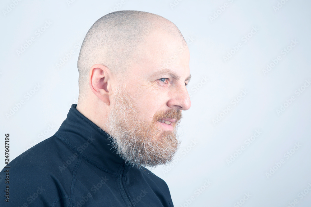 portrait of a bearded man portrait of a bearded man