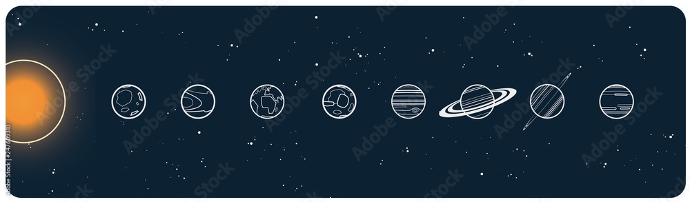 Solar System Line Solar System Line