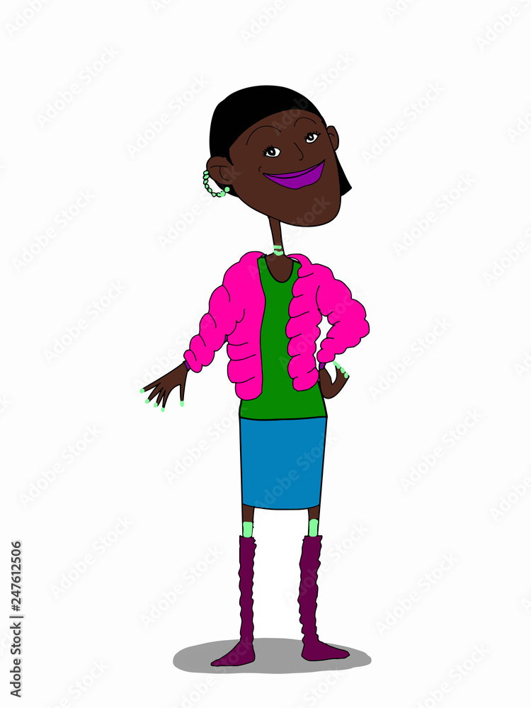 Silly Girl Clipart
