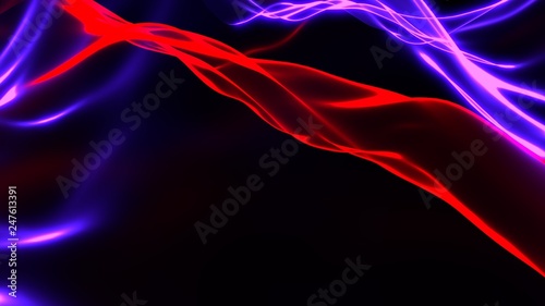 LightFlow Lichtwellen | rot lila