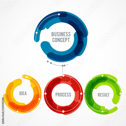 Circle set. Vector illustration. Business Abstract Circle icon. Corporate, Media, Technology styles vector logo design template. transparent