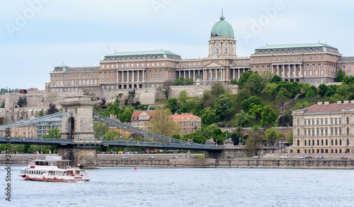 Buda Castle - the residence of the Hungarian kings in Budapest. The castle is the cultural center of Budapest. It houses the museums and the home of the National Library. Budapest History Museum